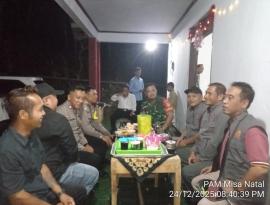 JAGA WARGA KALURAHAN BOTODAYAAN IKUT PENGAMANAN MALAM MISA NATAL DI GEREJA  KENTENG